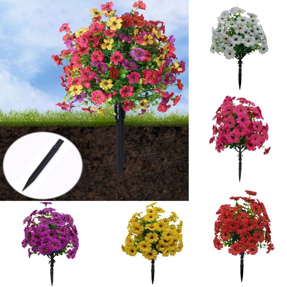 Artificial Small Tea Bud Fake Flowers, Silk Floral Bouquet for Wedding Mother's Day Bridal Decor, Realistic Faux Flower Arrangement for Home Table and Mantel Decor, I