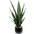 thumbnail image 1 of Artificial Snake Plant 22.5" Faux Agave Fake Sansevieria Artificial Potted Plants for Indoor and Outdoor Home Office Décor, 1 of 5
