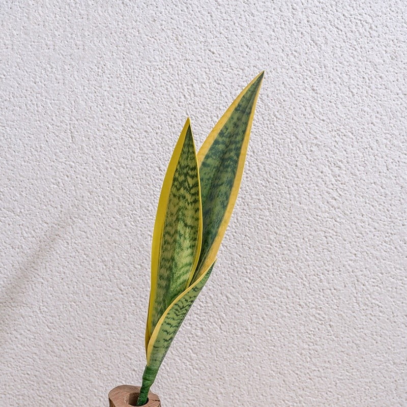 Artificial Snake Plant PVC Indoor Outdoor Decorative Greenery Long ...