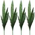 thumbnail image 1 of Artificial Snake Plants 30" Faux Agave Fake Sansevieria Artificial Silk Plant for Home Garden Office Store Decoration 4 Pcs (Yellow), 1 of 5