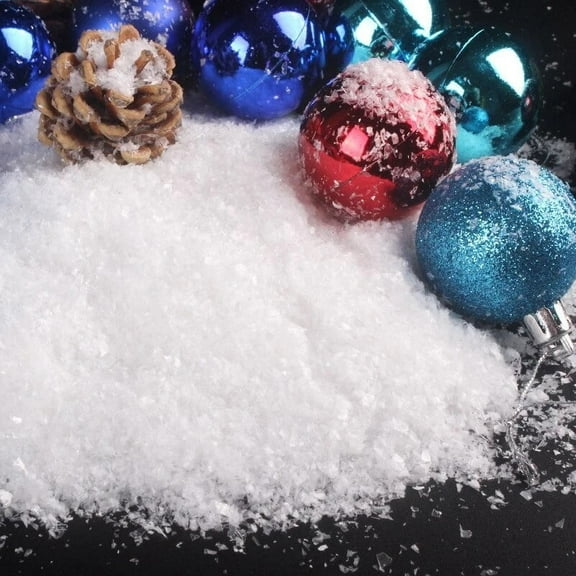 Artificial Snow Fake Plastic Snow Flakes for Holiday Decoration Two of 10 Ounce