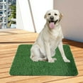 thumbnail image 1 of Artificial Sod Puppy Pee Pads Reusable Dog Grass Mat Indoor Outdoor Potty Training Fast Drainage Fake Turf Pet Toilet Balcony Porch Apartment Portable Easy Clean Multiple Sizes Green, 1 of 5