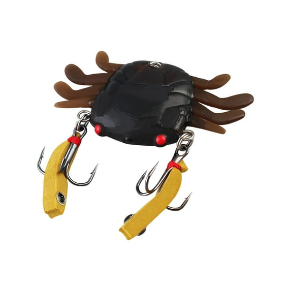 Artificial Soft Crabs Lures, Jigs Head Swimbait Tackle for Saltwater/Freshwater, Squid Crabs Fishing Baits