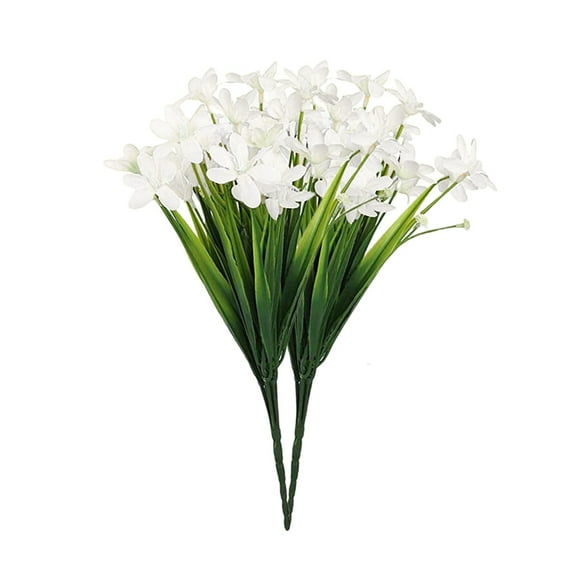 Artificial Spring Daffodil Flower 2pcs Set for Home Living Room Decor ...