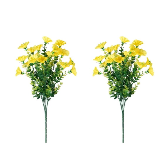 Artificial Spring Violet Flower Bouquets — Decorative Fake Flower Arrangements for Home, Office, Weddings, and Events to Brighten Your Space