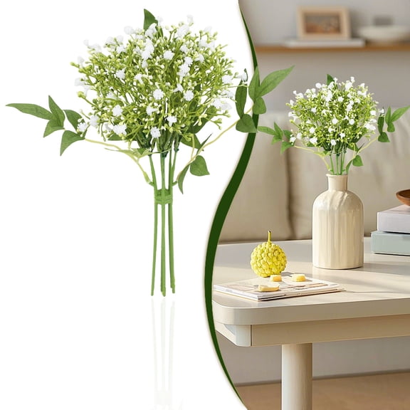 Artificial Star Flower Bouquet, Lifelike Dried Flower Arrangement for Wedding, Restaurant & Home Décor