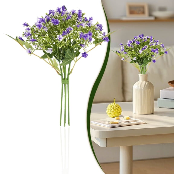 Artificial Star Flowers Bouquet Full Faux Dried Flowers Wedding Restaurant Home Decor