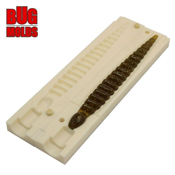 Artificial Stone Fishing Injection Molds | Durable Soft Fishing Lures | Unique Lure Mold Kit Perfect for Fishing - Fishing soft bait mold CustomLeech 4 inch model ID W293