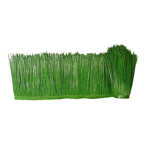 Artificial Straw Roof Thatch Decoration 39.4x19.7inch Hut Grass for Garden Patio Decor Versatile Accessory Reusable PE Synthetic Material Style B