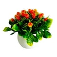 thumbnail image 1 of Artificial Succulents Mini Realistic Fake Plants with Plastic Pots for Home and Office Decoration 1 Set Artificial Bonsai Non-fading Practical Plastic Simulation Pine Cone Plants, 1 of 8
