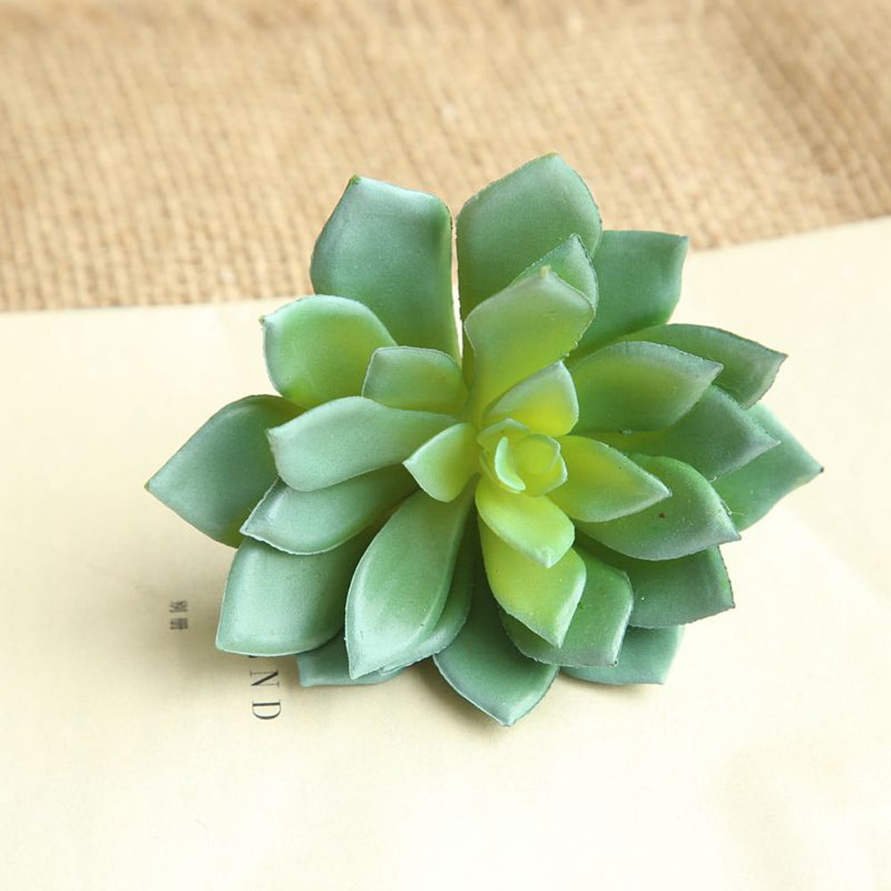 Artificial Succulents Plants Unpotted Small Green Cactus Echeveria