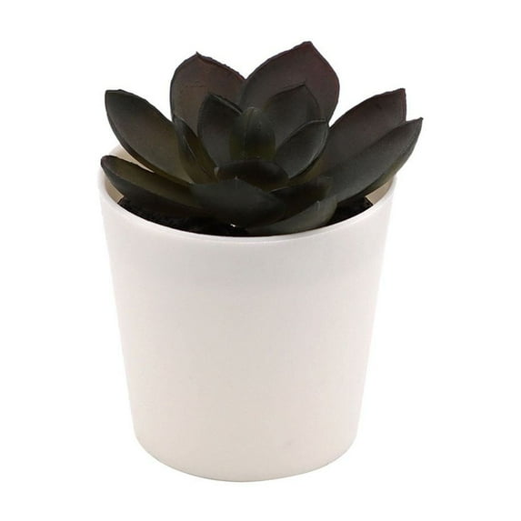 Artificial Succulents in Pots, Small Mini Plastic Plants for Bathroom Office Cubicle Desk, Farmhouse Home Decor