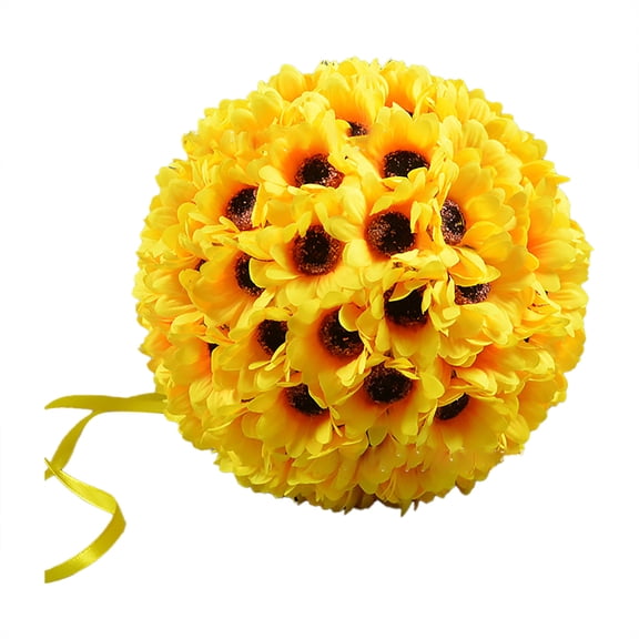 Artificial Sunflower Hangs Four Sizes Optional Lightweight Easy to Hang for Multiple Occasions Decoration Silk Flower Material