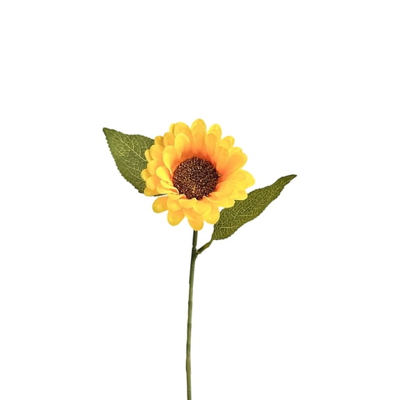 Artificial Sunflower Silk Bouquet, Realistic Faux Flower Stems Flexible Iron Stems, Maintenance Free Long Lasting, for Home Wedding Office Event Decoration,Multicolor D