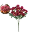 thumbnail image 1 of Artificial Sunset Mums – UV Resistant Waterproof Outdoor Fall Flowers – Realistic Full Silk Chrysanthemums for Garden, Porch, Patio, Yard, 1 of 6