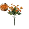 thumbnail image 1 of Artificial Sunset Mums – UV Resistant Waterproof Outdoor Fall Flowers – Realistic Full Silk Chrysanthemums for Garden, Porch, Patio, Yard, 1 of 6