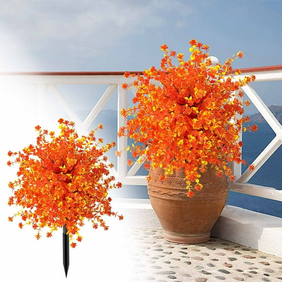 Artificial Sunset Red Leaves Floor Plant | Realistic Plastic Camellia Leaf Arrangement | Indoor Outdoor Decorative Stem | Low Maintenance Home Patio Garden Decor | 57cm Length | 1 Bundle