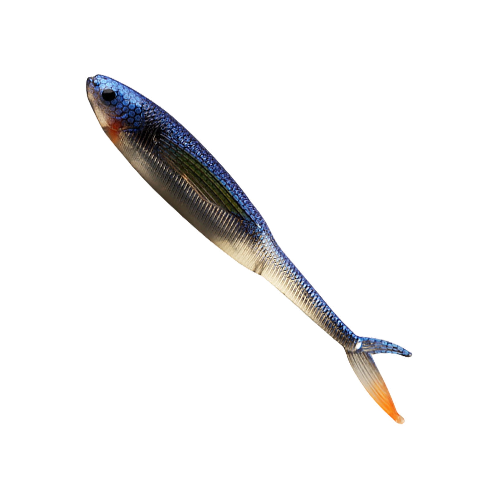 Artificial Swimbait Saltwater Freshwater Soft Lure 12cm 9g Forked Tail ...