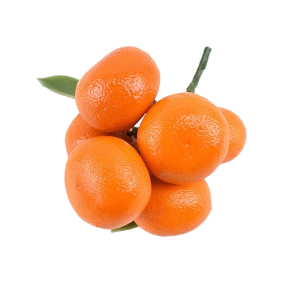 Artificial Tangerine Fruit Simulation Tangerine Fruit Photography Props for Kitchen Parties Decorations Basket Display
