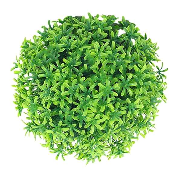 Artificial Topiary Ball, 1 Piece, Plastic Rounded Greenery Form for Planters and Centerpieces