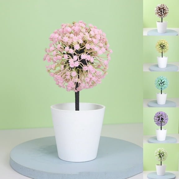 Artificial Topiary Ball - Colorful Flower Balls Artificial Plant Decorative Balls for Desktop, Wedding, Christmas Decoration Indoor Outdoor