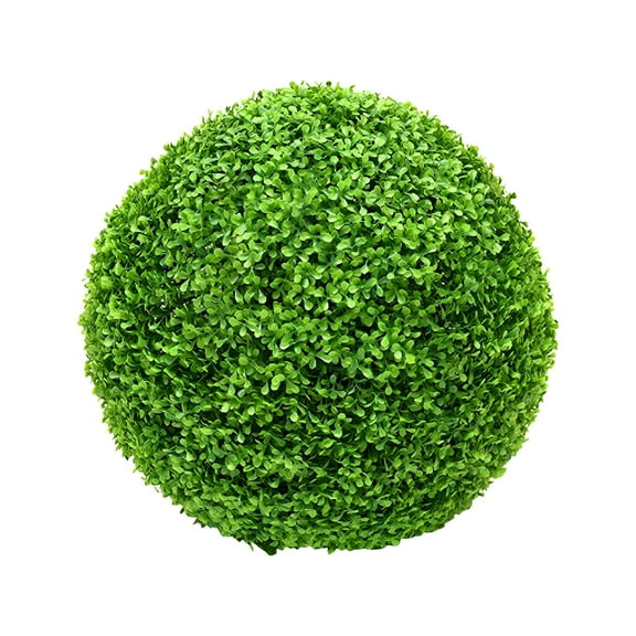 Artificial Topiary Ball Faux Boxwood Sphere, Decorative Greenery Balls for Wedding Centerpiece Home Garden Porch Decor, Indoor Outdoor