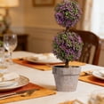 thumbnail image 1 of Artificial Topiary Ball Plants, Faux Boxwood Potted Decor, Indoor Outdoor Home Office Tabletop Plant, Artificial Greenery For Desk And Entryway, 1 of 7