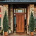 thumbnail image 1 of Artificial Topiary Tree 2-Set, 5ft Artificial Cedar Topiary Trees for Outdoor & Indoor Decor, Artificial Topiary Boxwood Tree, Faux Shrub Uv Protection for Longer Life, 1 of 8