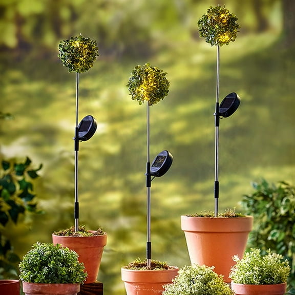 Solar Topiary Stake Light