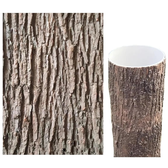 Artificial Tree Bark, Silicone Fake Bark for Pillars Pipes Poles Wrapping, Garden Mulch & Landscape Decor(15.75 x39.37in/0.4 * 1m)