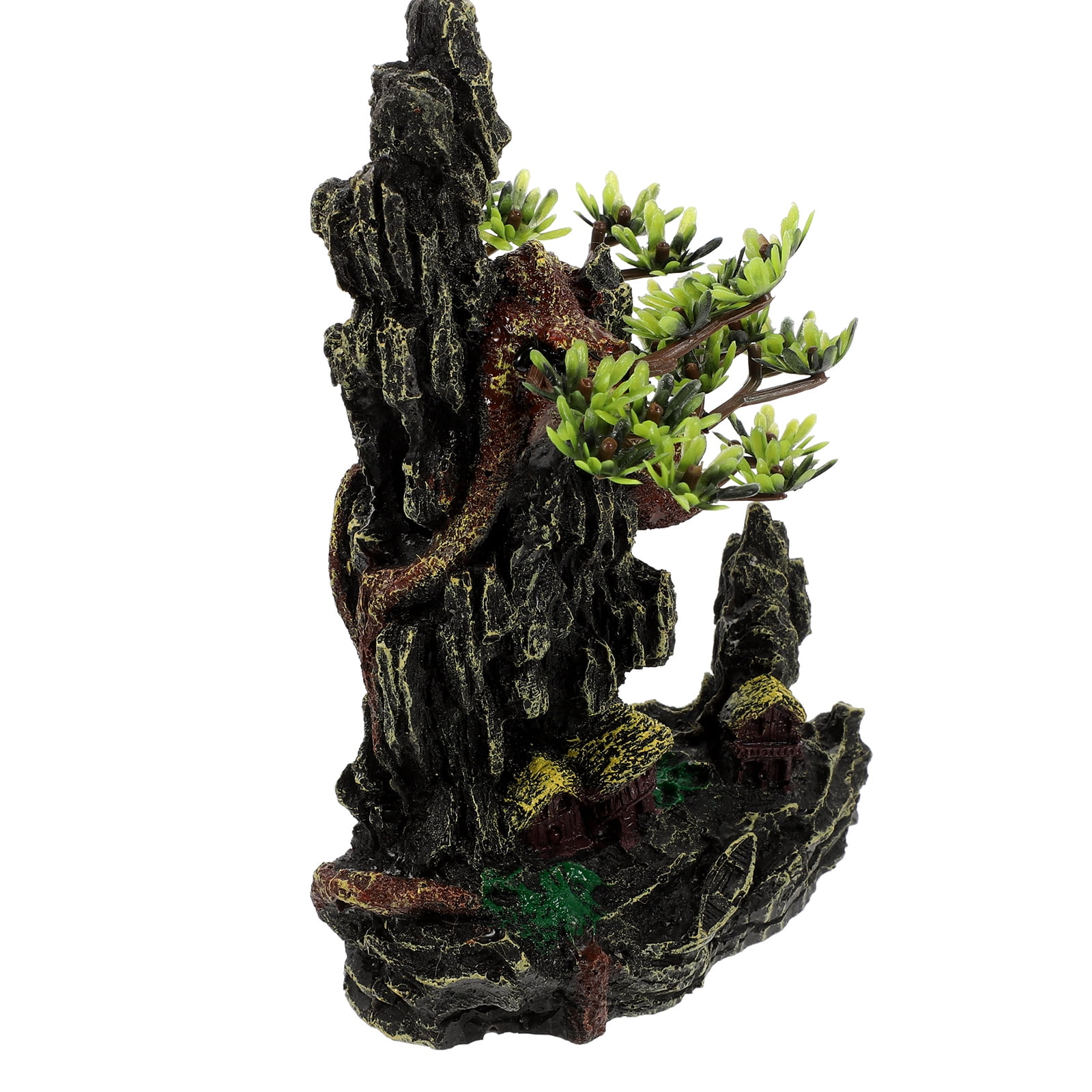 Artificial Tree Branch Reptile Climbing Decor Plants Wood Branches Ornament Betta Fish Tank