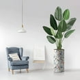 thumbnail image 1 of Artificial Tree in Contemporary Geometric Pattern Planter, Fake Bird of Paradise Silk Tree for Indoor and Outdoor Home Decoration - 67" Overall Tall (Plant Pot Plus Tree), 1 of 5