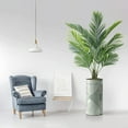 thumbnail image 1 of Artificial Tree in Geometric Pattern Planter, Fake Areca Tropical Palm Silk Tree for Indoor and Outdoor Home Decoration - 66" Overall Tall (Plant Pot Plus Tree), 1 of 5