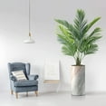 thumbnail image 1 of Artificial Tree in Modern Granite Effect Planter, Fake Areca Tropical Palm Silk Tree for Indoor and Outdoor Home Decoration - 66" Overall Tall (Plant Pot Plus Tree), 1 of 5