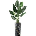 thumbnail image 1 of Artificial Tree in Modern Granite Effect Planter, Fake Bird of Paradise Silk Tree for Indoor and Outdoor Home Decoration - 67" Overall Tall (Plant Pot Plus Tree), 1 of 5