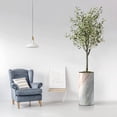 thumbnail image 1 of Artificial Tree in Modern Granite Effect Planter, Fake Olive Silk Tree for Indoor and Outdoor Home Decoration - 68" Overall Tall (Plant Pot Plus Tree), 1 of 5