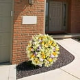 thumbnail image 1 of Artificial Tree Rose Plastic Faux Floral Tree for Outdoor Home Decor, 10”x16”, 1 of 5