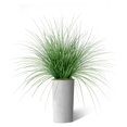 thumbnail image 1 of Artificial Tree in White Marble Effect Planter, Fake Onion Grass Silk Tree for Indoor and Outdoor Home Decoration - 55" Overall Tall (Plant Pot Plus Tree), 1 of 6