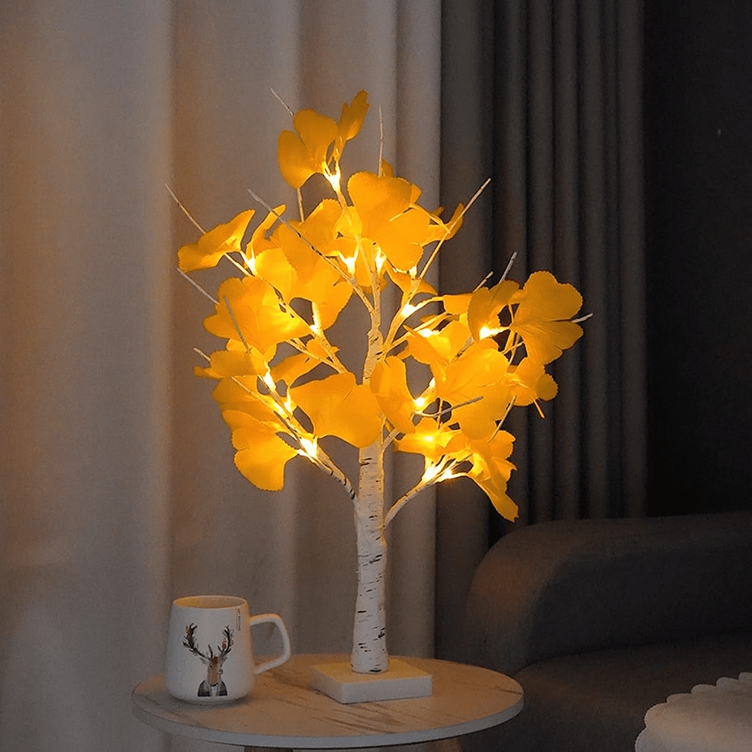 Artificial Tree With Light Interior Home Decorative Trees Interior Fake