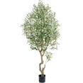 Artificial Trees 7 FT Tall Fake Olive Trees for Indoor Large Faux