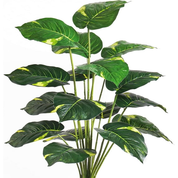 Artificial Trees for Outdoors, 30'' Artificial Green Plants Fake Tree UV Resistant Faux Plants for Indoor Outdoor Home Office Garden Decor（No Vase