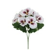 thumbnail image 1 of Artificial Tricolor Violet Wildflower Silk Flowers 30cm for Outdoor Decorative Use, 1 of 6