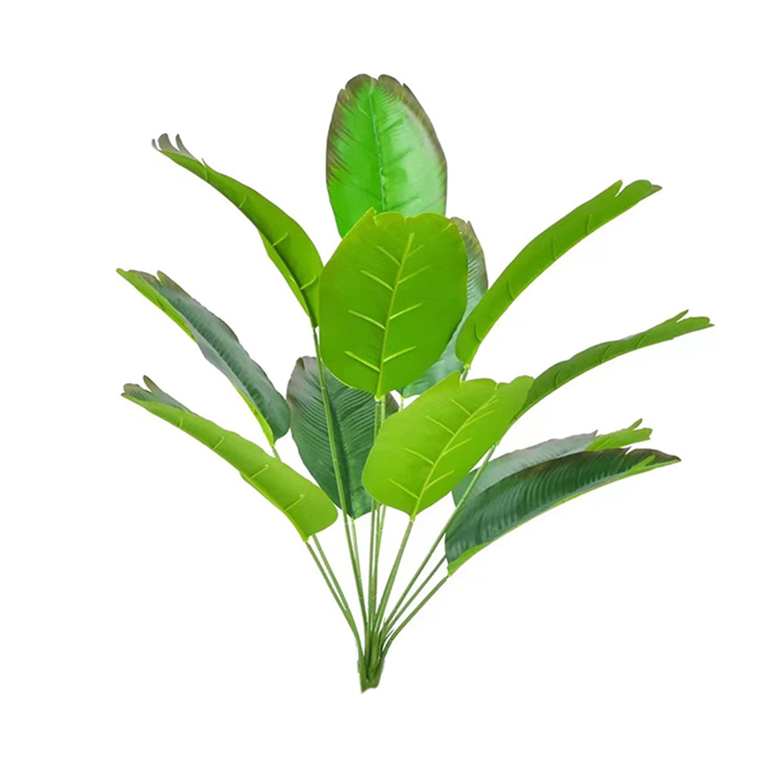 Artificial Tropical Plant,Fake Palm Tree Leaves Tropical Plants Potted Plant， for Indoor Outdoor