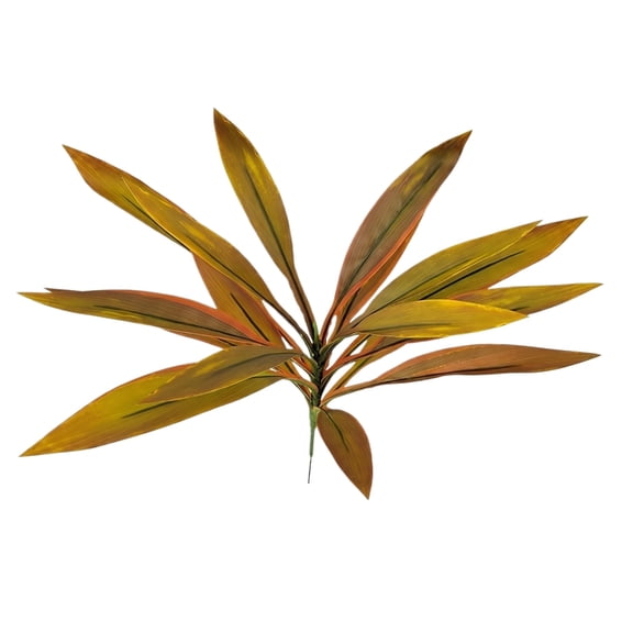 Artificial Tropical Plant UV Resistant Large Faux Plants – Durable UV Block Foliage for Poolside & Front Porch Coffee color