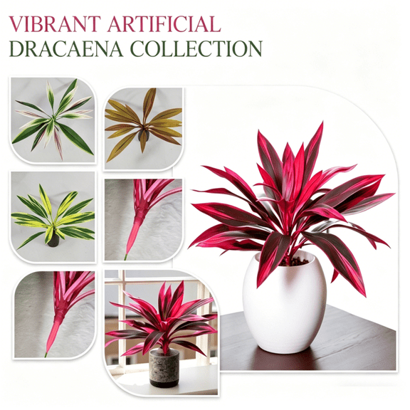 Artificial Tropical Plant UV Resistant Large Faux Plants – No Fade Fake Boston Fern for Poolside & Balcony Greenery Coffee color