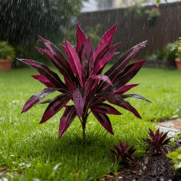 Artificial Tropical Plant UV Resistant Large Faux Plants Outdoor Fake Boston Ferns Potted Plants Realistic Agave Plastic Hostas Greenery Patio Outside Shrubs Flower Grass Front Porch Decor (1pc)