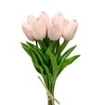 thumbnail image 1 of Artificial Tulip Flowers with Real Touch Feel - Pack of 10 Stems, 1 of 3