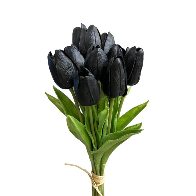 Artificial Tulip Flowers with Real Touch Feel Pack of 10 Stems