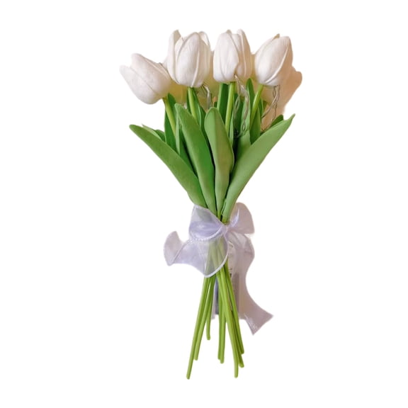 Artificial Tulip Night Light, Realistic LED Flower Lamp with Soft Glow, USB Rechargeable Bedside Decor for Bedroom, Living Room, and Relaxing Ambiance Creation