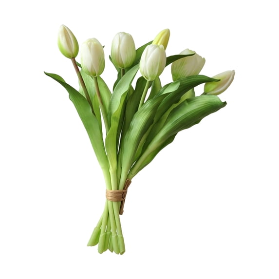 Artificial Tulips, 7 Heads Real Touch Fake Flowers, 1 Pack For Home Living Room Decor